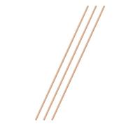 M METERXITY 3-Pack Copper Round Rod 4mm Dia. 11.81 Inch Length T2 Stock Solid Copper Rod Lathe Bar for Metal Crafts DIY/Gardening/Industry/Decoration Pure Tube