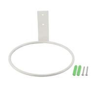 M METERXITY 3 Pack Flower Pots Holder - Ring Wall Mount Metal Planter Stands Plants Flower Pot Racks Apply to Outdoor Home Decor(White, 5")