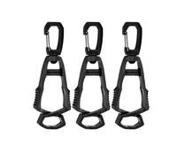 M METERXITY 3-Pack Gloves Clip for Work Glove Holders, Anti-Lost Safety Gloves Grabber Clips Keeper for Construction/Work/Accessories/Backpack/Helmet [Black]