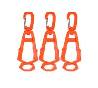 M METERXITY 3-Pack Gloves Clip for Work Glove Holders, Anti-Lost Safety Gloves Grabber Clips Keeper for Construction/Work/Accessories/Backpack/Helmet [Orange]