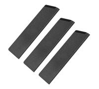 M METERXITY 3-Pack Knife Cover Sleeves, 8.7" Chef Knife Guards ABS Knife Sheath Wear Resistance Lined Knife Protectors for Home Kitchen Knives/Cleaver Bread Knives[Black]