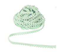 M METERXITY 3-Pack Pom Pom Ball Fringe Trim, 10 Yards 5mm Ball Fringe Trim Ribbon Sewing Accessory for Home Decoration/DIY Crafts/Curtain/Pillow [Light Green]