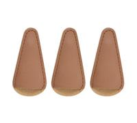 M METERXITY 3 Pack PU Leather Scissors Sheath - Scissors Safety Sheath Bag Craft Portable Storage Holder, Apply to Embroidery Scissors (2.9 Inch, Yellow Brown)