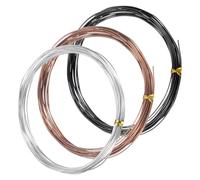 M METERXITY 3-Rolls 0.8mm Bonsai Training Wire, 49.2 Feet Total Anodized Aluminum Bonsai Wires for Bonsai Tree Shaping/Branches Fixing/Trunk Holding/DIY Crafting [16.4ft Each, 3 Colors]