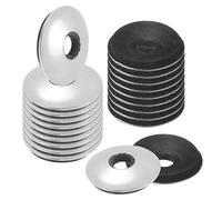 M METERXITY 30-Pack EPDM Bonded Sealing Rubber Washers, 304 Stainless Steel 1/4" x 3/4" OD Neoprene Rubber Washer Gasket for Bolts/Screws/Machinery/Ships/Roof