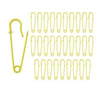 M METERXITY 30-Pack Large Safety Pins, 2" Spring Lock Pins Blanket Bulk Pins for Fashion/Clothes/Sewing/Quilting/Upholstery/Laundry/DIY Craft/Decorative, Big Safety Pins [Yellow]