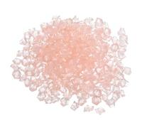 M METERXITY 300-Pack Glow in the Dark Rocks, 8-10mm Glowing Stones Luminous Decorative Pebbles for Garden/Walkways/Yard/Pool/Fish Tank [Light Pink]