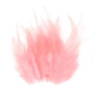 M METERXITY 300-Pack Saddle Hackle Rooster Feather, 3-6 Inch / 8-15cm Bulk Natural Fluffy Feathers for Crafting/Wedding/Dream Catcher/DIY Crafts Decorations [Champagne]