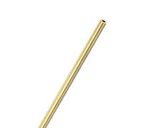 M METERXITY 300mm Brass Round Tube, 6mm OD 1.5mm Wall Thickness H65 Brass Seamless Tubing for Construction/Machining/DIY Crafting, Metal Straight Pipe [0.24x0.06x11.8IN]