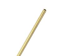 M METERXITY 300mm Brass Round Tube, 6mm OD 1mm Wall Thickness H65 Brass Seamless Tubing for Construction/Machining/DIY Crafting, Metal Straight Pipe [0.24x0.04x11.8IN]