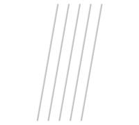 M METERXITY 304 Stainless Steel Solid Round Rod 6x450mm 0.24x17.72IN 5 Pcs | Metal Solid Shaft Rods, for DIY Craft, Model Car, Helicopter Airplane, Metal Working, Lathe Bar Smooth Stock
