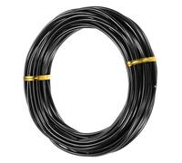 M METERXITY 3mm Bonsai Training Wire, 32.8 Feet Total Anodized Aluminum Bonsai Wires for Bonsai Tree Shaping/Branches Fixing/Trunk Holding/DIY Crafting [Black]