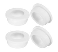 M METERXITY 4-Pack 1-7/16 Inch Drill Hole, 1 Inch ID Silicone Rubber Grommets for Wiring, Wire Cable, Hole Plugs, Automotive, Firewall, Desk, Water Pipe, Hydroponic [White]