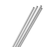 M METERXITY 4-Pack 250mm 304 Stainless Steel Tube, 4mm OD 0.2mm Wall Thickness Seamless Stainless Steel Tubing for Construction/Machining/DIY Crafting, Metal Straight Pipe [0.16x0.008x10IN]