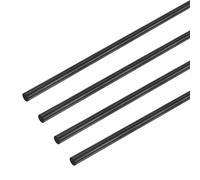 M METERXITY 4-Pack Carbon Fiber Rods, 400mm Length 3mm Dia Carbon Fiber Solid Matte Pole for RC Airplane/DIY Craft/Quadcopter Arm/Scale Model Kite Wing Tube [15.75 x 0.12IN]
