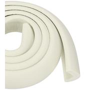 M METERXITY 4-Pack Corner Guards Edge Protectors, 6.5 Ft/2m Soft NBR Rubber Foam Bumper Guard L-Shape for Furniture Corner/Fireplace/Table Edge [Pure White]