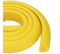 M METERXITY 4-Pack Corner Guards Edge Protectors, 6.5 Ft/2m Soft NBR Rubber Foam Bumper Guard L-Shape for Furniture Corner/Fireplace/Table Edge [Yellow]