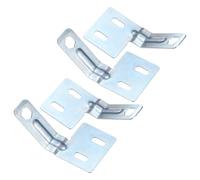 M METERXITY 4-Pack Folding Door Surface Aligner, Stainless Steel Folding Door Hardware Repair Kit, Closet Hardware Replacement Parts for Sliding Wardrobe