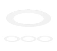 M METERXITY 4-Pack Goof Rings for 2 Inch Recessed Lights, 2.4" ID 3.6" OD Durable Steel Trim Ring Flush Mount Matte White Can Light Trim Ring Cover for Ceiling Can Downlights