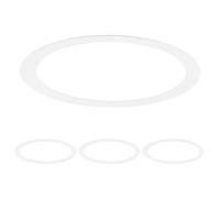 M METERXITY 4-Pack Goof Rings for 3 Inch Recessed Lights, 3.4" ID 4.1" OD Durable Steel Trim Ring Flush Mount Matte White Can Light Trim Ring Cover for Ceiling Can Downlights