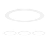 M METERXITY 4-Pack Goof Rings for 4 Inch Recessed Lights, 3.6" ID 4.5" OD Durable Steel Trim Ring Flush Mount White Can Light Trim Ring Cover for Ceiling Can Downlights