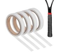 M METERXITY 4-Pack Grip Finishing Tape PVC Racket Wrap Grip Racquet Finishing Tapes for Pickleball/Racquetball/Badminton/Squash/Baseball Bat Handle White