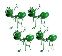 M METERXITY 4-Pack Metal Ant Garden Decor, Metal Cute Ants Yard Decorations Decor Wall Art for Indoor/Outdoor/Wall Sculptures/Garden/Fence Ornaments/Hanging Decorations [Green]