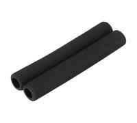 M METERXITY 4-Pack Pipe Insulation Foam Tube, 18mm ID 28mm 1-1/8" OD 200mm Length, Soft Flexible Foam Tubing Pipe Foam Insulation for Handle Grip Support/Guitar Stand/Roof Racks [Black]
