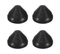M METERXITY 4-Pack Rubber Grommets for Wiring 70mm Flexible Drill Hole Grommets Cable Cord Grommet Firewall Hole Plug for Cables/Wires Through Protection [Black, Tower-Shaped]