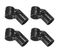 M METERXITY 4-Pack Structural Pipe Connector, 45 Degree Conduit Clamp Steel Pipe Connector for OD 1.1" or 28MM Pipe, Conduit Connectors with Screws