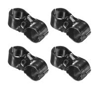 M METERXITY 4-Pack Structural Pipe Connector, Cross Grid Pipe Clamps Steel Pipe Connector for OD 1.1" or 28MM Pipe, Conduit Connectors with Screws