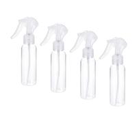 M METERXITY 4 Pcs Travel Spray Bottles - Cleaning Supplies Clear Trigger Sprayer Apply to Travel Household Garden (100ml)