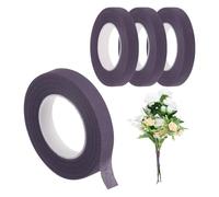 M METERXITY 4-Rolls Floral Tapes 1/2 Inch 30 Yards Floral Craft Tape Floral Tape for Fresh Flowers/Bouquet Stem Wrapping/Wedding Bouquet/Corsages [Purple]