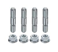 M METERXITY 4-Set Chainsaw Guide Bar Studs & Bar Nuts M8 x 1.25 Thread Manganese Steel Double End Bar Studs for Echo 52/28/59 Chainsaw Flange Bar Studs & Bar Nuts Kit Replacement