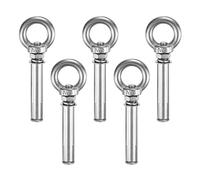 M METERXITY 5-Pack Concrete Anchors Eye Bolt, M8x80mm 304 Stainless Steel Wall Concrete Brick Anchor Expansion Bolts Fastener Screw for Shade Sails/Clothesline/Fences, Shoulder Eyebolt