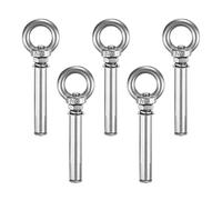 M METERXITY 5-Pack Concrete Anchors Eye Bolt, M8x90mm 304 Stainless Steel Wall Concrete Brick Anchor Expansion Bolts Fastener Screw for Shade Sails/Clothesline/Fences, Shoulder Eyebolt