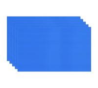 M METERXITY 5-Pack Corrugated Plastic Sheets, 18 Inch x 24 Inch Waterproof Blank Corrugated Poster Board Yard Signs for Garage Sale/Office/Classroom/Party/Lawn Sign Road [3mm Thick, Blue]