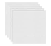 M METERXITY 5-Pack Corrugated Plastic Sheets, 20 Inch x 20 Inch Waterproof Blank Corrugated Poster Board Yard Signs for Garage Sale/Office/Classroom/Party/Lawn Sign Road [5mm Thick, White]