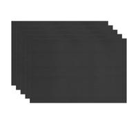 M METERXITY 5-Pack Corrugated Plastic Sheets, 24 Inch x 36 Inch Waterproof Blank Corrugated Poster Board Yard Signs for Garage Sale/Office/Classroom/Party/Lawn Sign Road [5mm Thick, Black]
