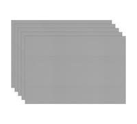 M METERXITY 5-Pack Corrugated Plastic Sheets, 8 Inch x 12 Inch Waterproof Blank Corrugated Poster Board Yard Signs for Garage Sale/Office/Classroom/Party/Lawn Sign Road [3mm Thick, Gray]