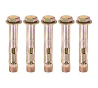 M METERXITY 5-Pack External Hex Expansion Bolt M16x120mm Metal Colored