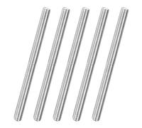 M METERXITY 5-Pack Fully Threaded Rod, M10x150mm 304 Stainless Steel Right Hand Thread Bar Studs for Furniture Anchor Bolts/Clamps/U-Bolts, Metric Threaded Screw