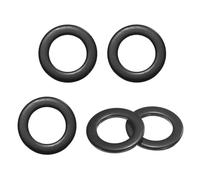 M METERXITY 5-Pack M20 Flat Washers, Metric 34mm OD 3mm Thick 304 Stainless Steel Washers for Bolts Screws Nuts for Automotive/Machinery/Furniture, Flat Metal Washers [Black Galvanized]