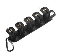 M METERXITY 5-Pack Pressure Washer Nozzle Tips with Holder, 1/4 Inch Quick Connect, 4000PSI 65 Degrees Power Washer Nozzle Tips for Car/Wall/Exterior Surface Cleaning, Orifice 4.0 [Black]