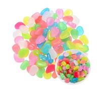 M METERXITY 50-Pack Glow in the Dark Rocks 1.06 in Resin, Multicolor