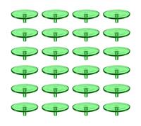 M METERXITY 50 Pack Golf Ball Marker - Plastic Transparent Golf Ball Position Marker, Impact Resistant., Apply to Golf Training (24mm, Green)