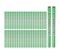 M METERXITY 50-Pack Wind Chime Tubes, Aluminum Wind Chime Empty Tubes, Metal Wind Bell for Outside/Adults Arts and Crafts/DIY Home Garden Outdoor Hanging Decorations [Green]