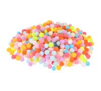 M METERXITY 500-Pack Pom Poms for Craft, 0.39" (10mm) Polyester Light Color Series Soft and Fluffy Pompom for Arts Craft Making/Decorations/DIY Projects, Multicolor Pompoms Balls