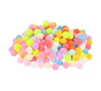 M METERXITY 500-Pack Pom Poms for Craft, 0.59" (15mm) Polyester Light Color Series Soft and Fluffy Pompom for Arts Craft Making/Decorations/DIY Projects, Multicolor Pompoms Balls