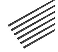 M METERXITY 6-Pack Carbon Fiber Rods, 400mm Length 2mm Dia Carbon Fiber Solid Matte Pole for RC Airplane/DIY Craft/Quadcopter Arm/Scale Model Kite Wing Tube [15.75 x 0.08IN]